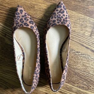 ~ size 7 ~ brown, and tan, cheetah print